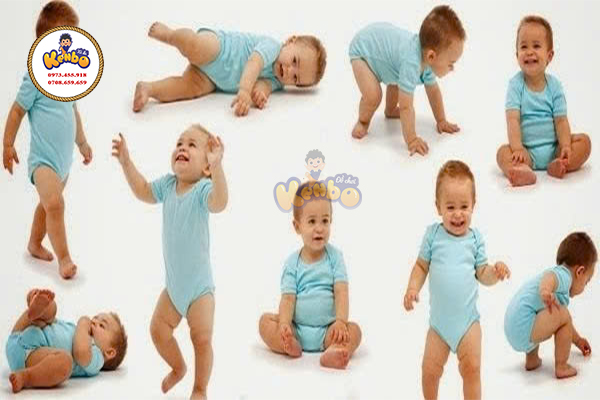 Phát triển vận động bình thường ở trẻ
